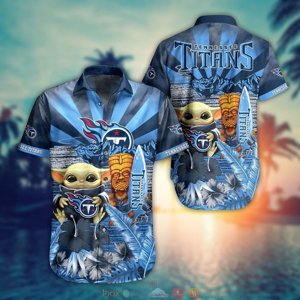 BEST Baby Yoda Tennessee Titans NFL Hawaiian Shirt, Shorts 9