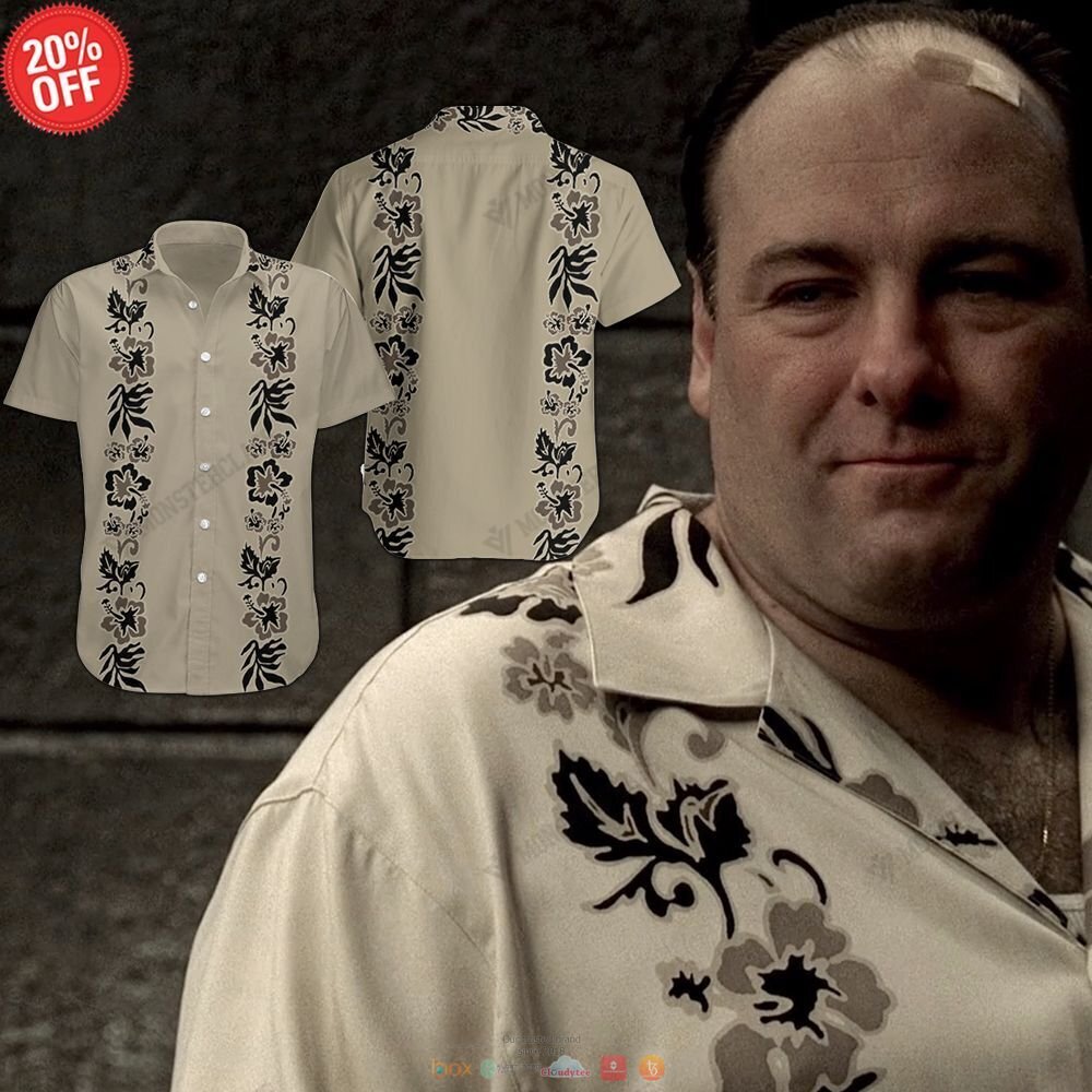 The Sopranos 5 White Hawaiian Shirt 2