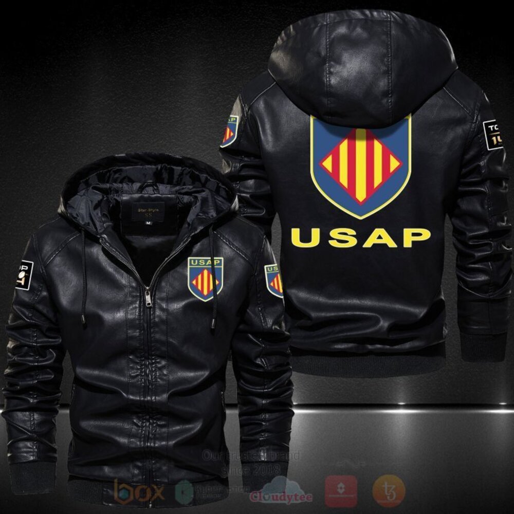 TOP USA Perpignan Black 2D Leather PU Jacket 9