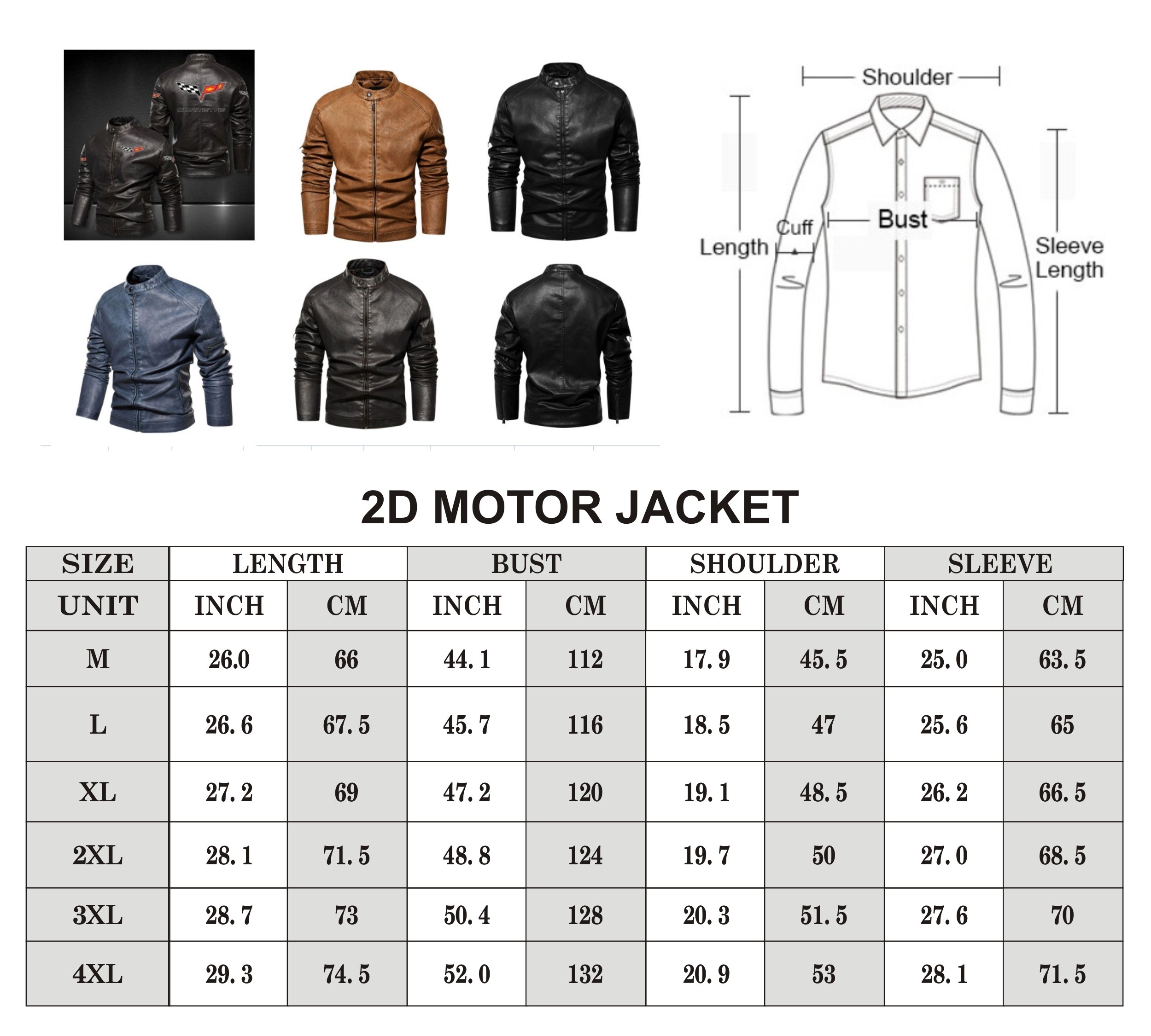 TOP USA Perpignan 3D Motor Leather Jacket 11