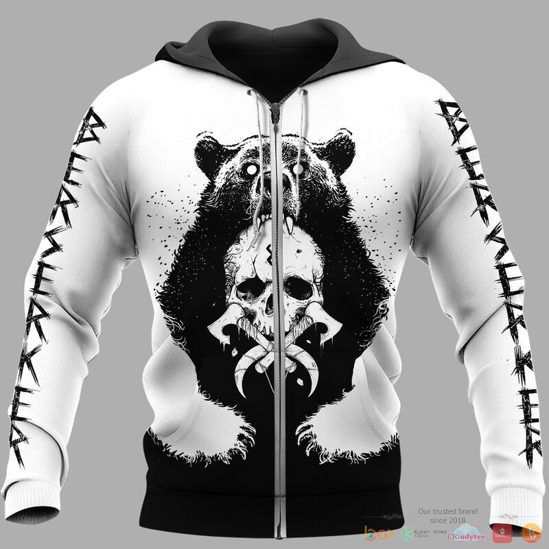 HOT Bear Claws And Yggdrasil Viking shirt, Hoodie 3 HOT Bear Claws And Yggdrasil Viking shirt, Hoodie - Image 3