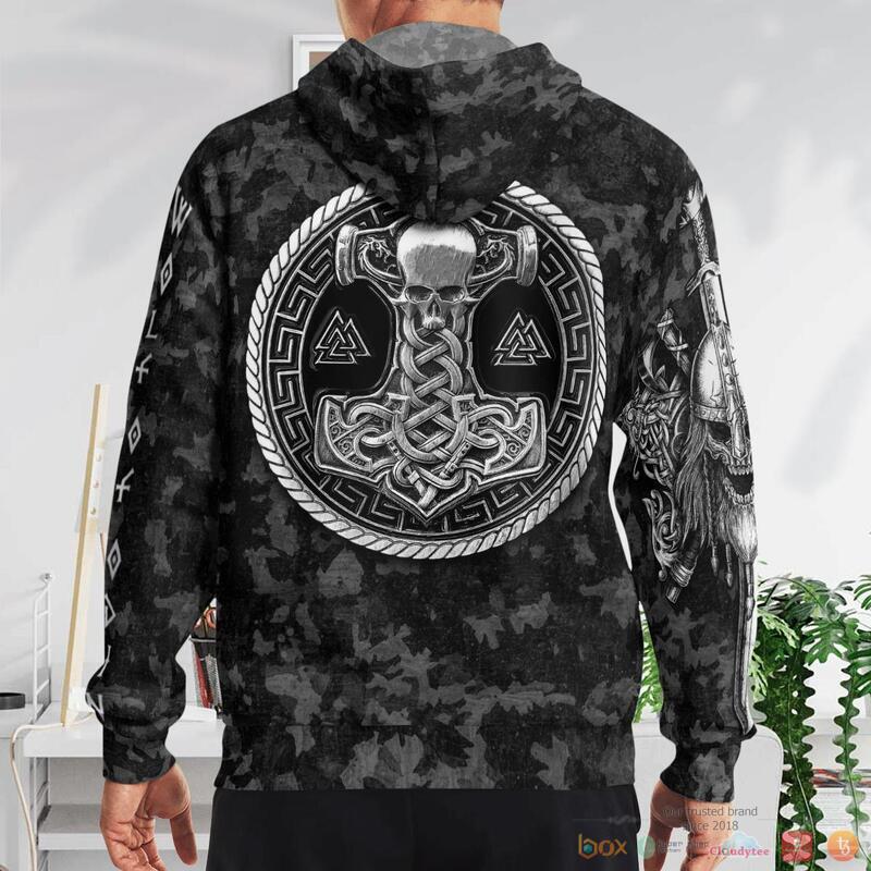 HOT Fenrir Wolf And Hammer Viking shirt, Hoodie 7 HOT Fenrir Wolf And Hammer Viking shirt, Hoodie - Image 7