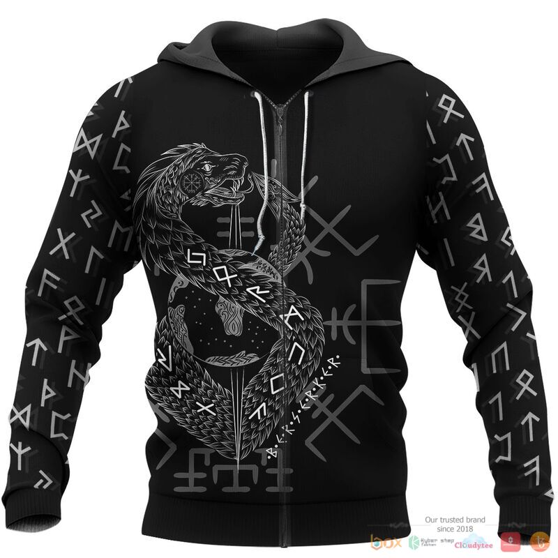 HOT JORMUNGAND Son of Loki and Angrboda Viking shirt, Hoodie 3 HOT JORMUNGAND Son of Loki and Angrboda Viking shirt, Hoodie - Image 3