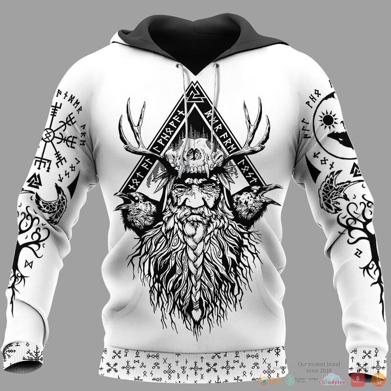 HOT Odin Raven And Yggdrasil Viking shirt, Hoodie 11