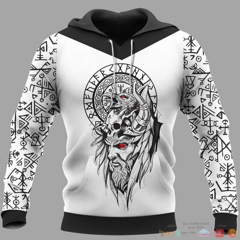 HOT Odin Raven Raven Vegvisir Viking shirt, Hoodie 12