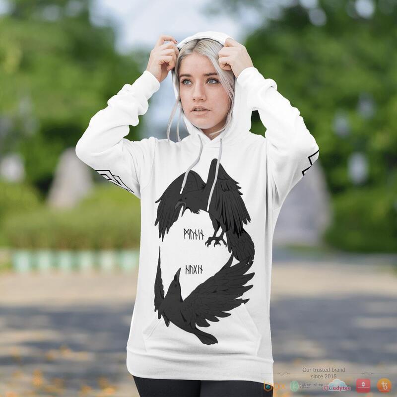 HOT Odin's Ravens Huginn And Muninn Viking shirt, Hoodie 5 HOT Odin's Ravens Huginn And Muninn Viking shirt, Hoodie - Image 5