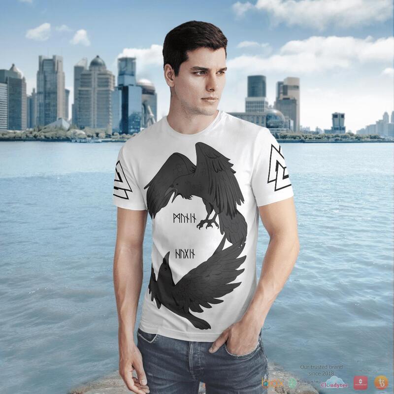 HOT Odin's Ravens Huginn And Muninn Viking shirt, Hoodie 6 HOT Odin's Ravens Huginn And Muninn Viking shirt, Hoodie - Image 6