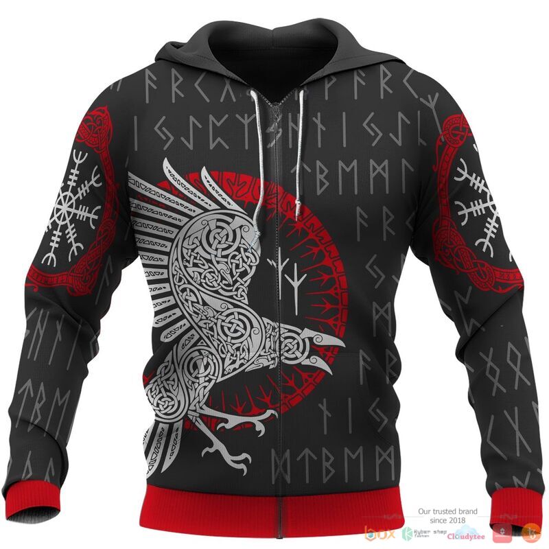 HOT Raven Rune Viking shirt, Hoodie 3 HOT Raven Rune Viking shirt, Hoodie - Image 3