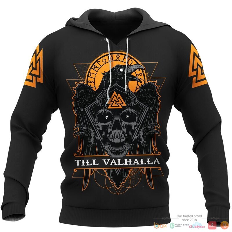 HOT Till Valhalla Raven Viking shirt, Hoodie 14
