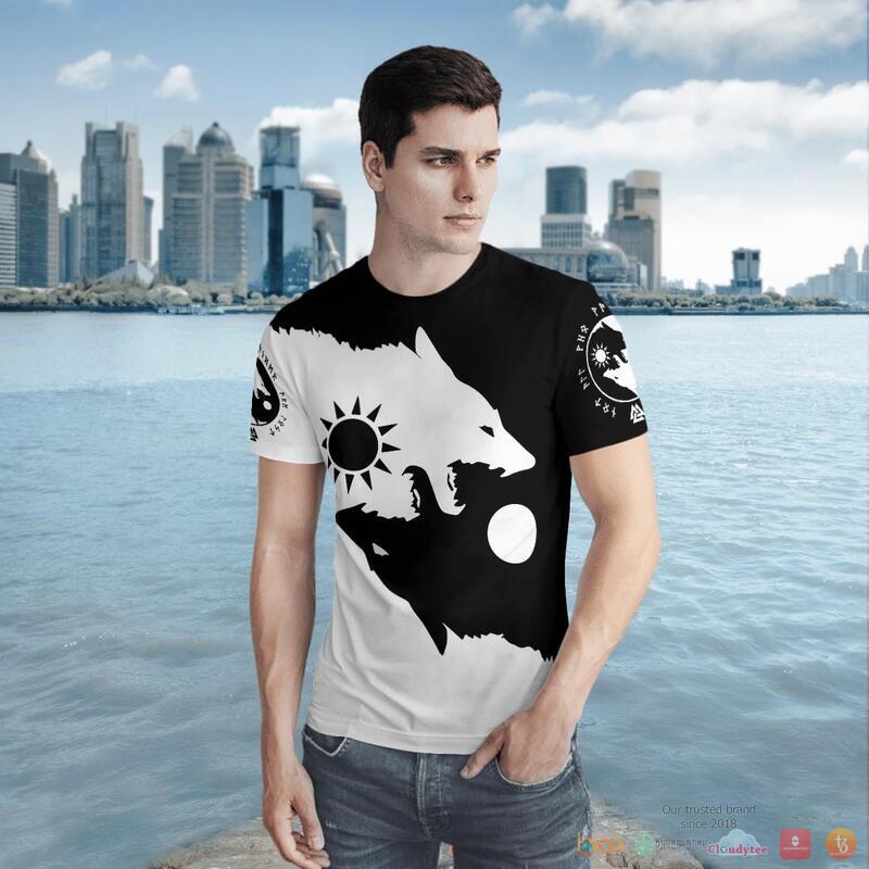 HOT Ying Yang Wolf Skoll and Hati Viking shirt, Hoodie 9 HOT Ying Yang Wolf Skoll and Hati Viking shirt, Hoodie - Image 9