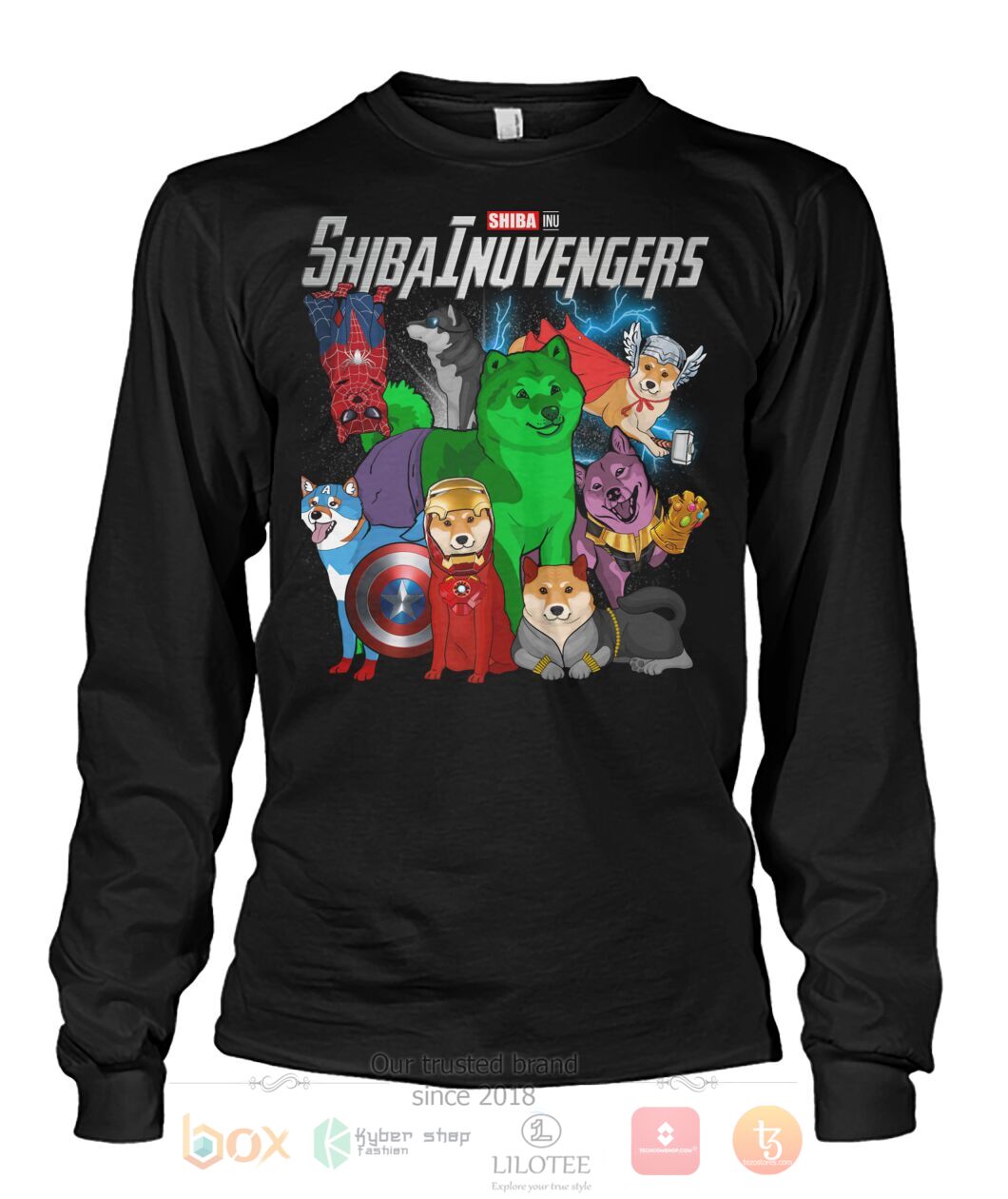 TOP Shiba Inuvengers 3D Hoodie, T-Shirt 6