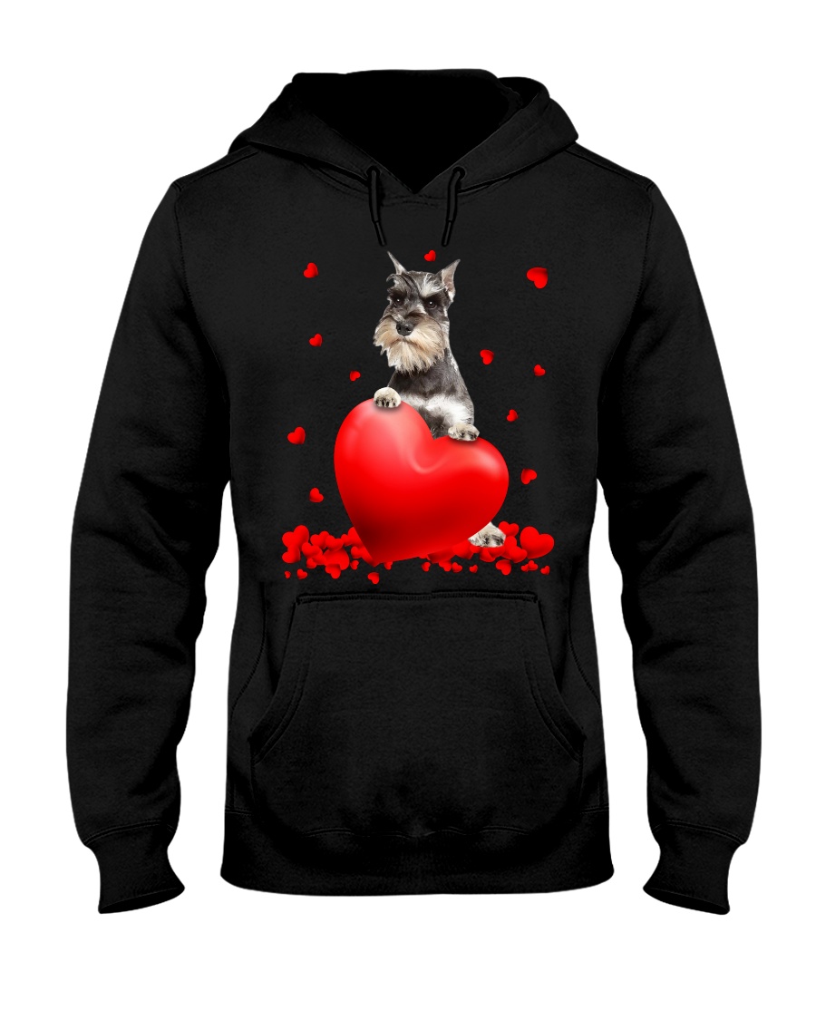 NEW Miniature Schnauzer Valentine Hearts shirt, hoodie 25