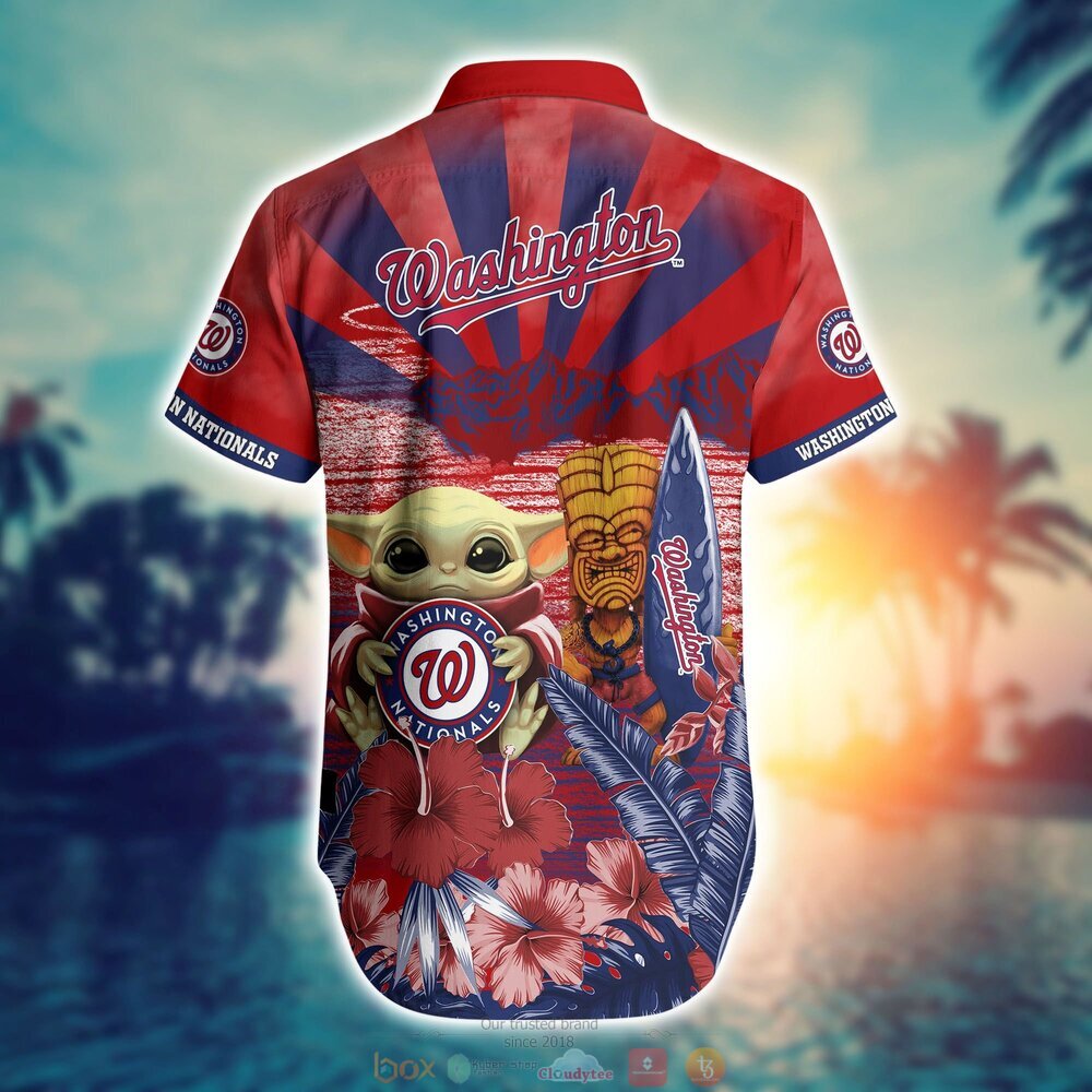 BEST Baby Yoda Washington Nationals MLB Hawaiian Shirt, Shorts 16