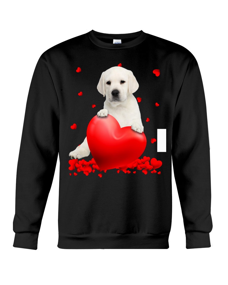 White Labrador Valentine Hearts shirt, hoodie 15