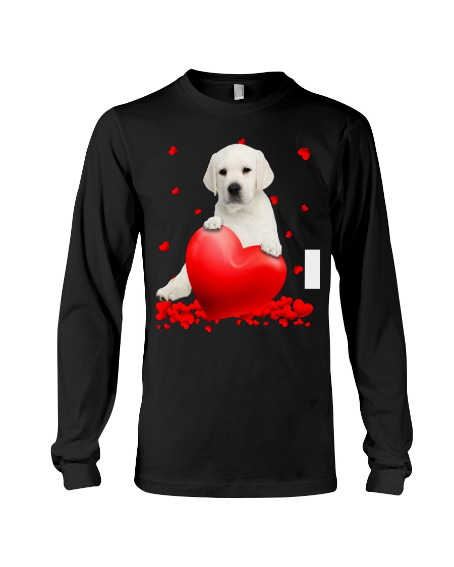 White Labrador Valentine Hearts shirt, hoodie 20