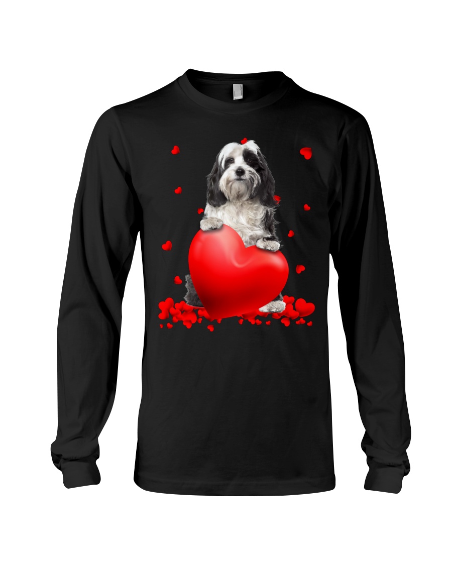NEW Tibetan Terrier Valentine Hearts shirt, hoodie 4 NEW Tibetan Terrier Valentine Hearts shirt, hoodie - Image 4