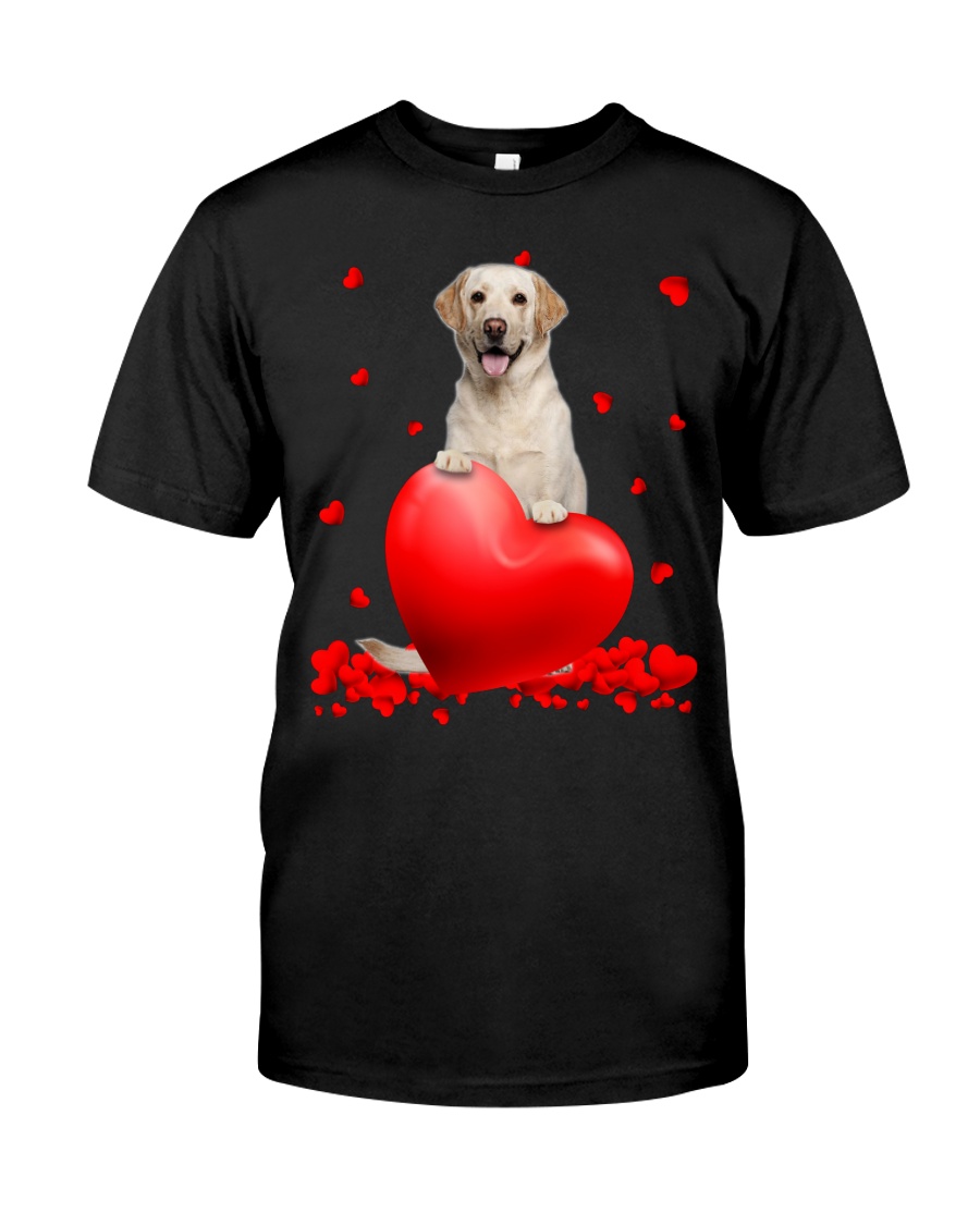 Yellow Labrador Valentine Hearts shirt, hoodie 19