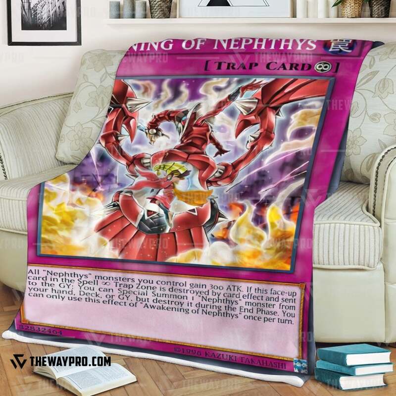 NEW Yu Gi Oh Awakening Of Nephthys Blanket 3 NEW Yu Gi Oh Awakening Of Nephthys Blanket - Image 3