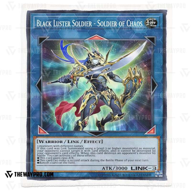 NEW Yu Gi Oh Black Luster Soldier Of Chaos Blanket 4 NEW Yu Gi Oh Black Luster Soldier Of Chaos Blanket - Image 4