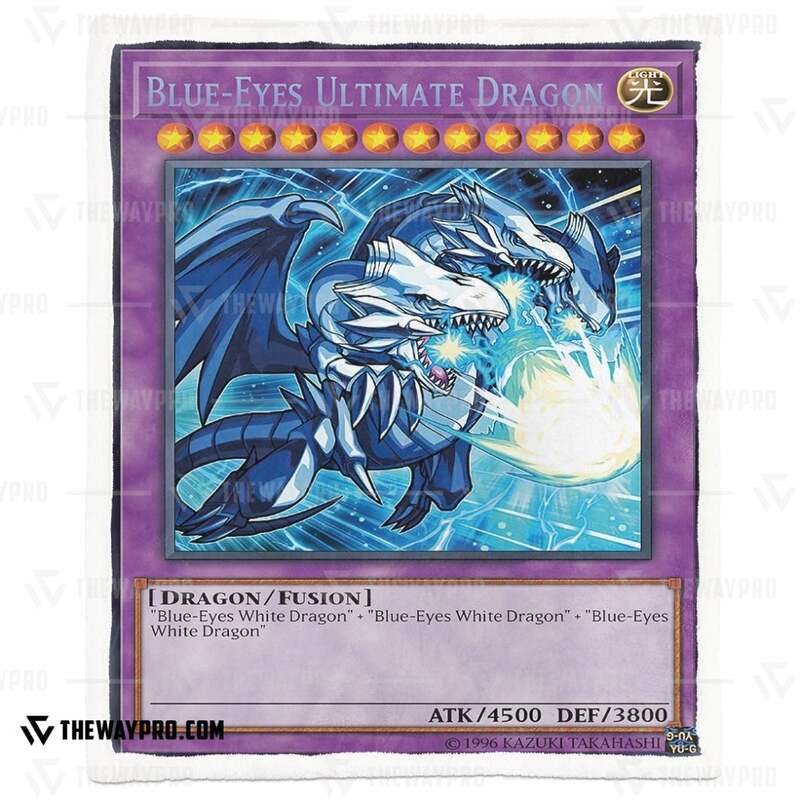 NEW Yu Gi Oh Blue-Eyes Ultimate White Dragon 4500 Blanket 12