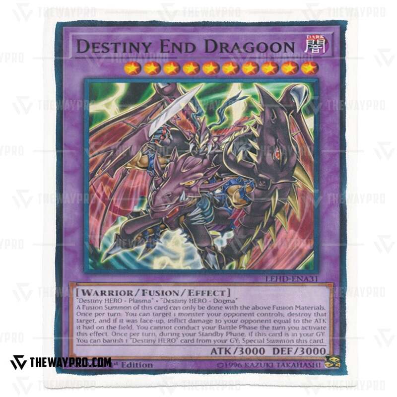 NEW Yu Gi Oh Destiny End Dragoon Blanket 4