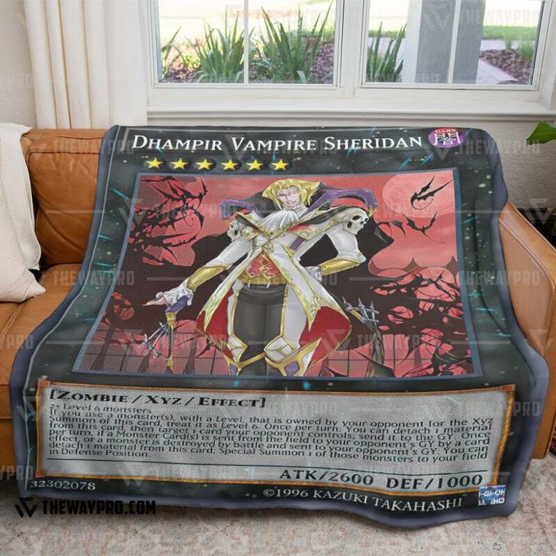 NEW Yu Gi Oh Dhampir Vampire Sheridan Blanket 10