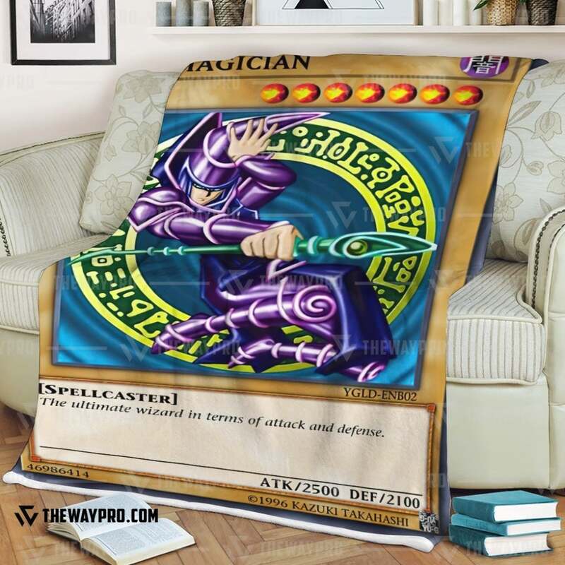 NEW Yu Gi Oh Duel Links Cards Dark Magician Blanket 3