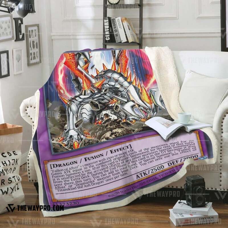 NEW Yu Gi Oh Titaniklad The Ash Dragon Blanket 1