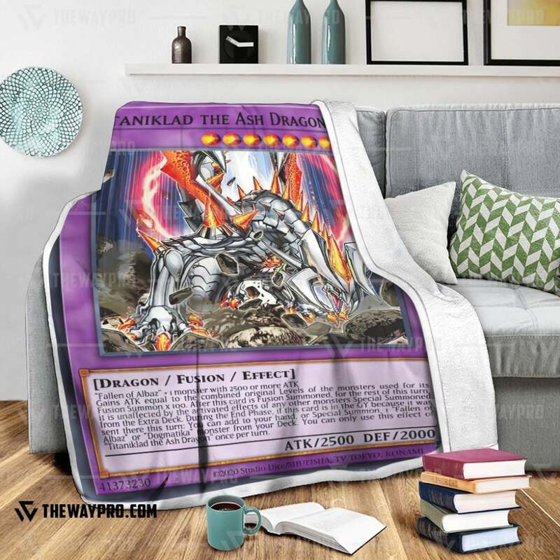 NEW Yu Gi Oh Titaniklad The Ash Dragon Blanket 5
