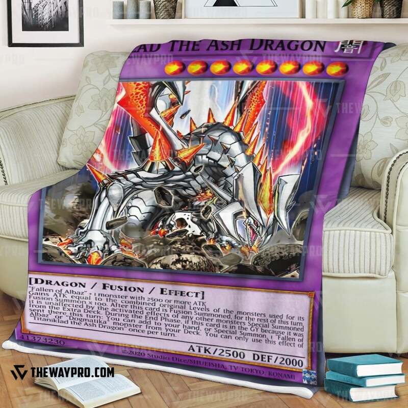 NEW Yu Gi Oh Titaniklad The Ash Dragon Blanket 3