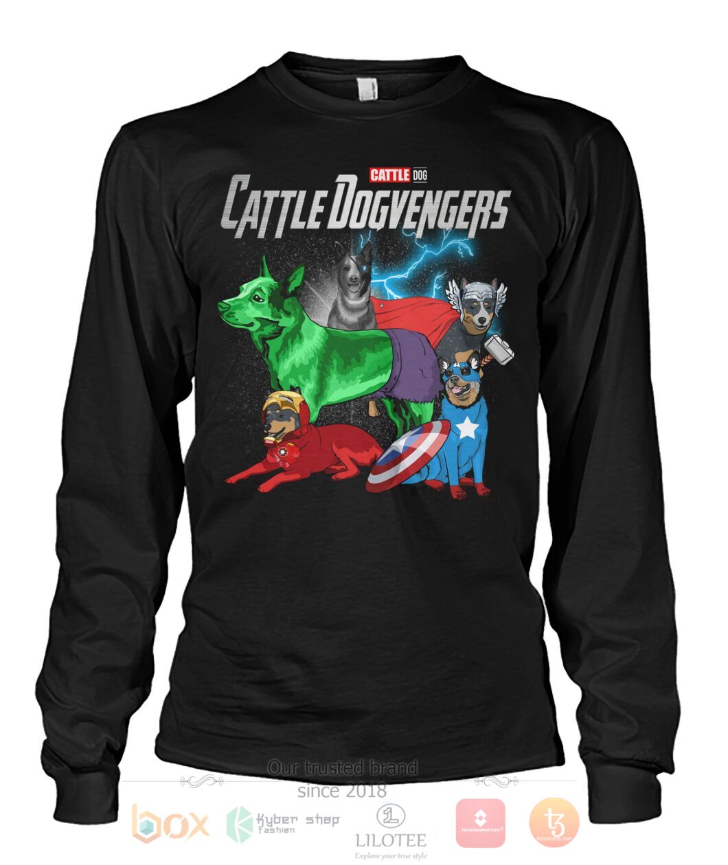 TOP Cattle Dogvengers 3D Hoodie, T-Shirt 6