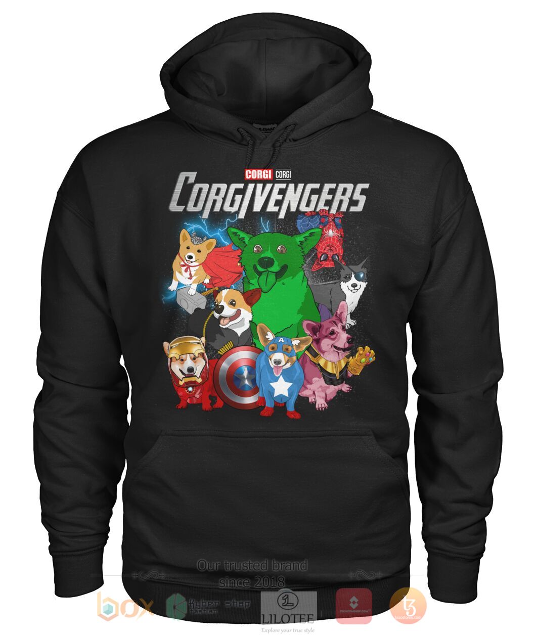 TOP Corgivengers 3D Hoodie, T-Shirt 3 TOP Corgivengers 3D Hoodie, T-Shirt - Image 3