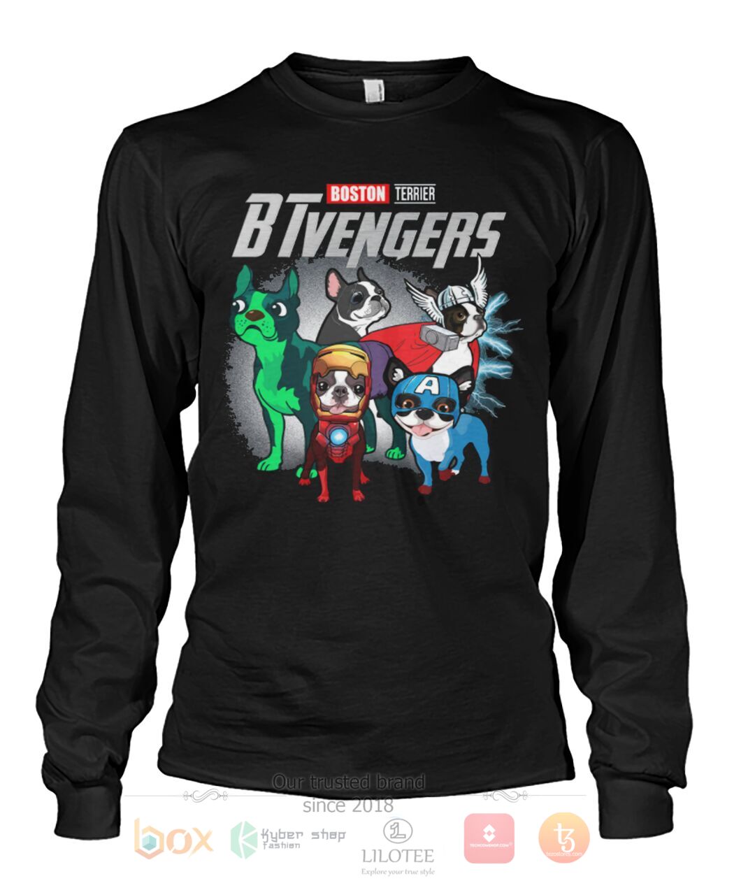 TOP Boston Terrier Btvengers 3D Hoodie, T-Shirt 7