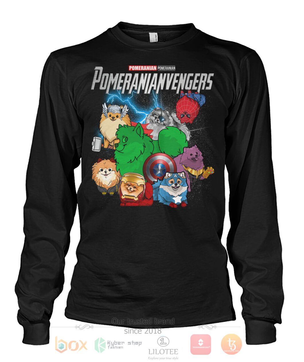 TOP Pomeranianvengers 3D Hoodie, T-Shirt 7
