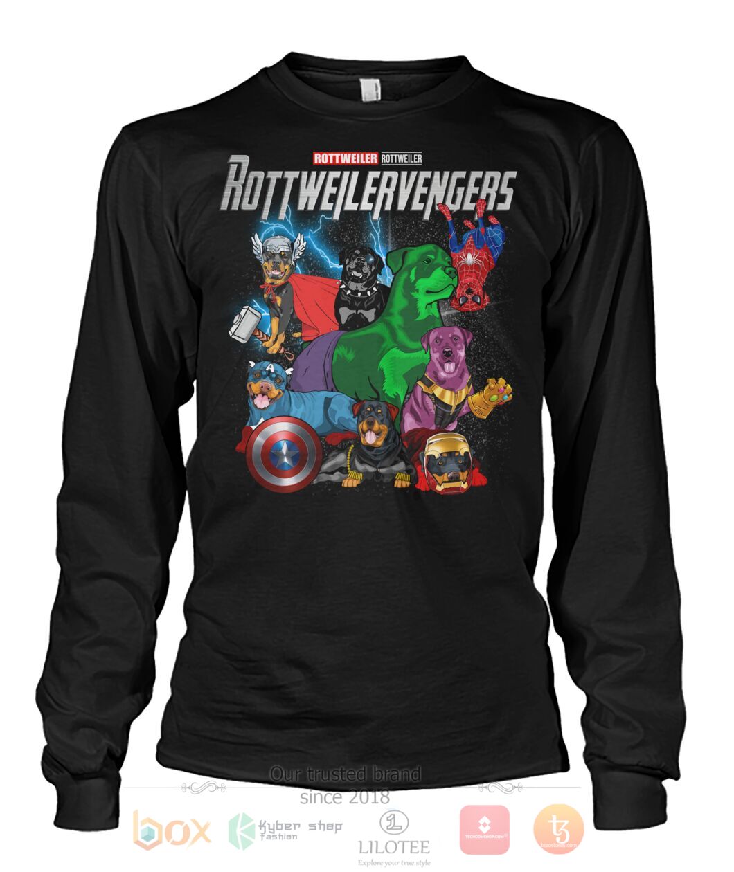 TOP Rottweilervengers 3D Hoodie, T-Shirt 6