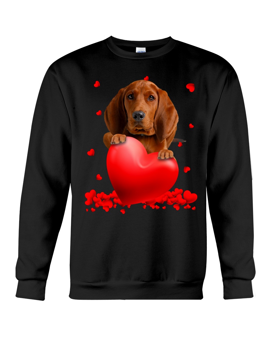 NEW Redbone Coonhound Valentine Hearts shirt, hoodie 24
