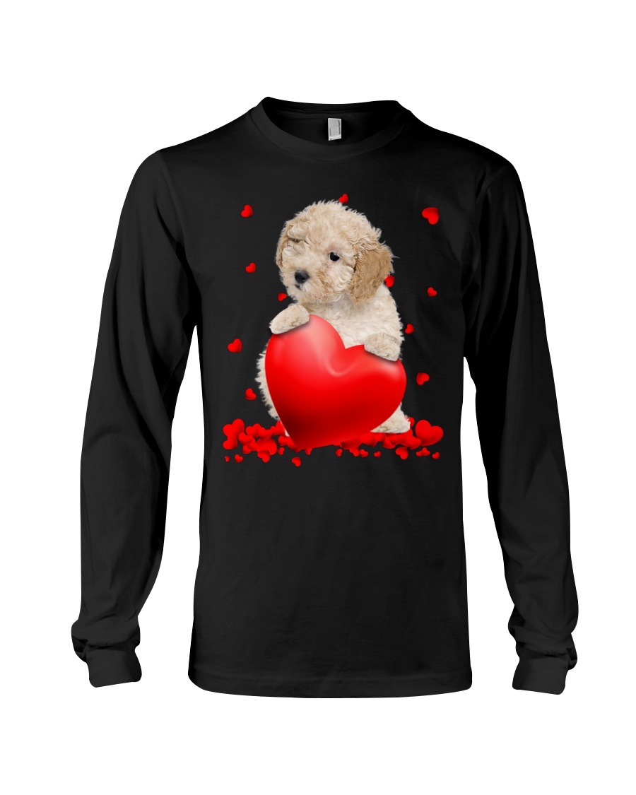 NEW Cream Toy Poodle Valentine Hearts shirt, hoodie 4 NEW Cream Toy Poodle Valentine Hearts shirt, hoodie - Image 4