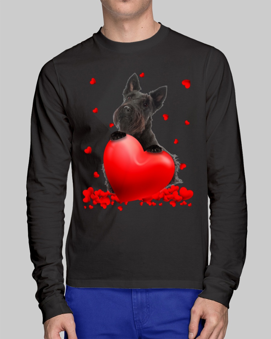 NEW Scottish Terrier Valentine Hearts shirt, hoodie 22