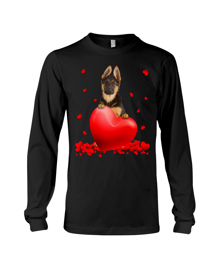 NEW German Shepherd Valentine Hearts shirt, hoodie 24