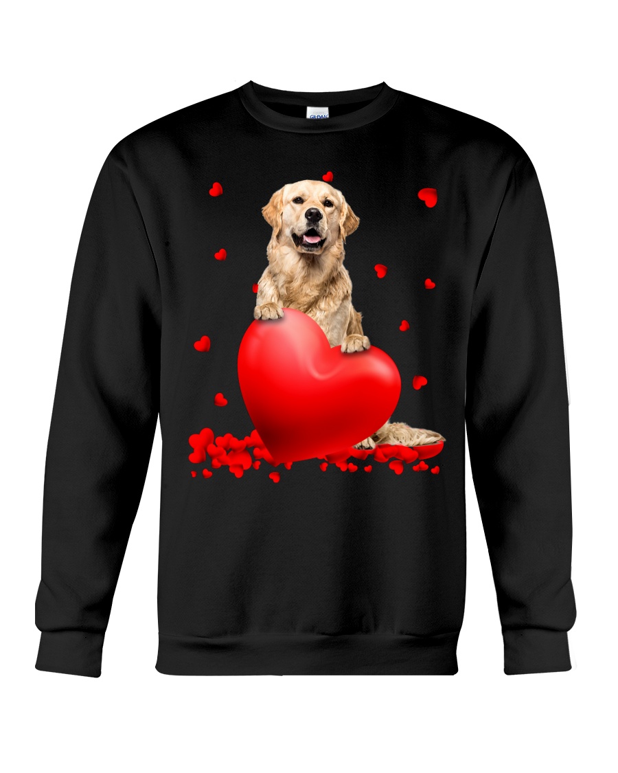 NEW Golden Retriever Valentine Hearts shirt, hoodie 22