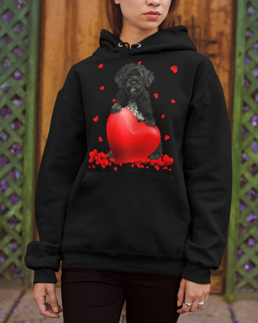 NEW Portuguese Water Dog Valentine Hearts shirt, hoodie 23