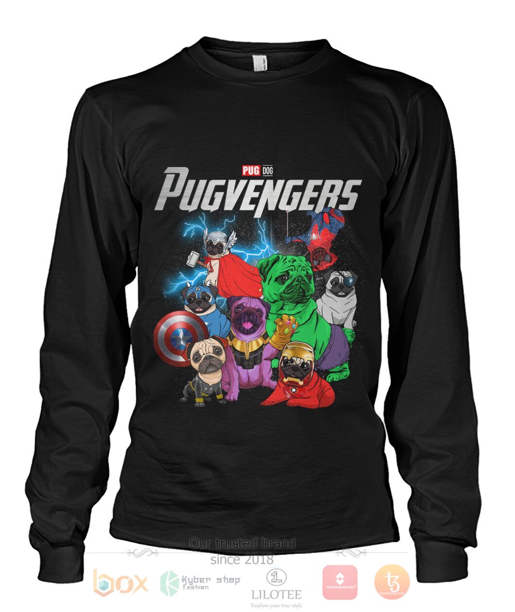 TOP Pug Dog Pugvenger 3D Hoodie, T-Shirt 7