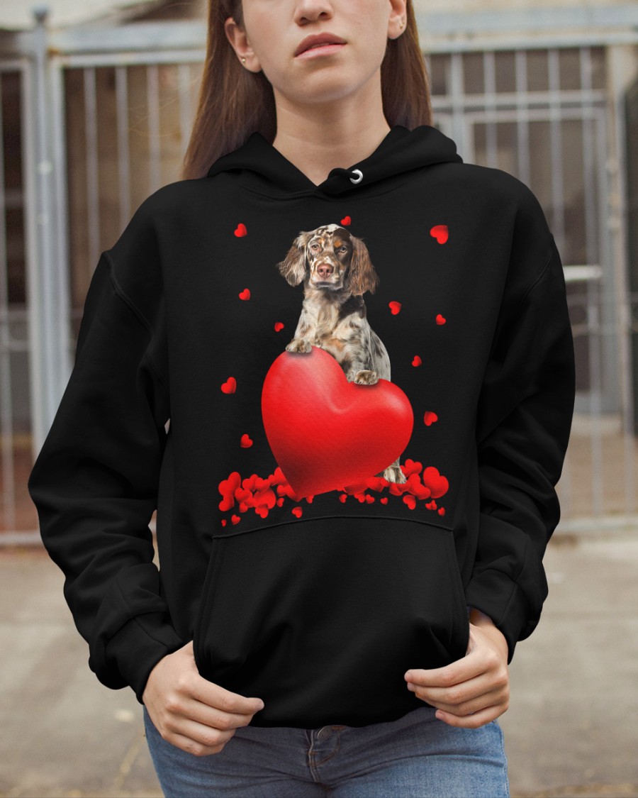 NEW English Setter Valentine Hearts shirt, hoodie 8 NEW English Setter Valentine Hearts shirt, hoodie - Image 8