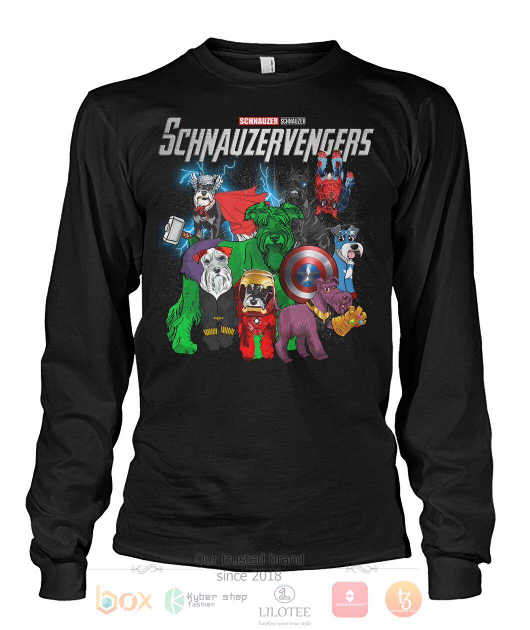 TOP Schnauzervengers 3D Hoodie, T-Shirt 7