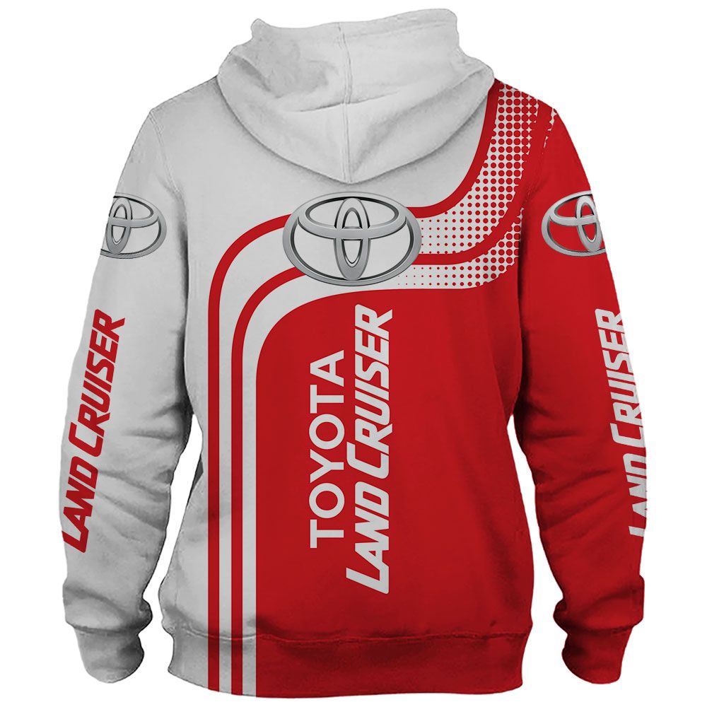 TOP Toyota Land Cruiser Customized Full Printing All Over Print 3D Hoodie, Shirt 2