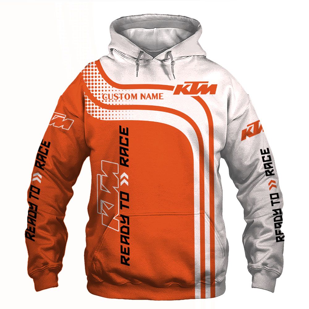 TOP KTM Ready To Race Customized Full Printing All Over Print 3D Hoodie, Shirt 1