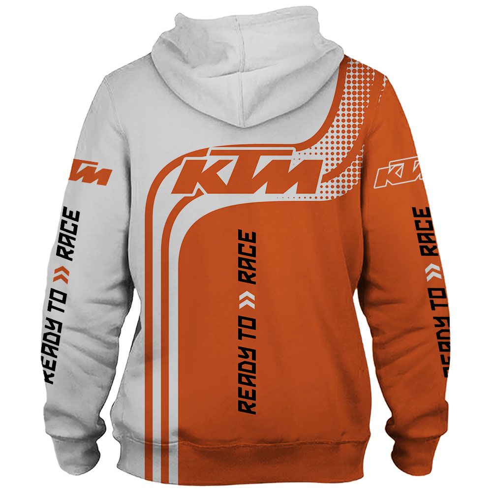 TOP KTM Ready To Race Customized Full Printing All Over Print 3D Hoodie, Shirt 2