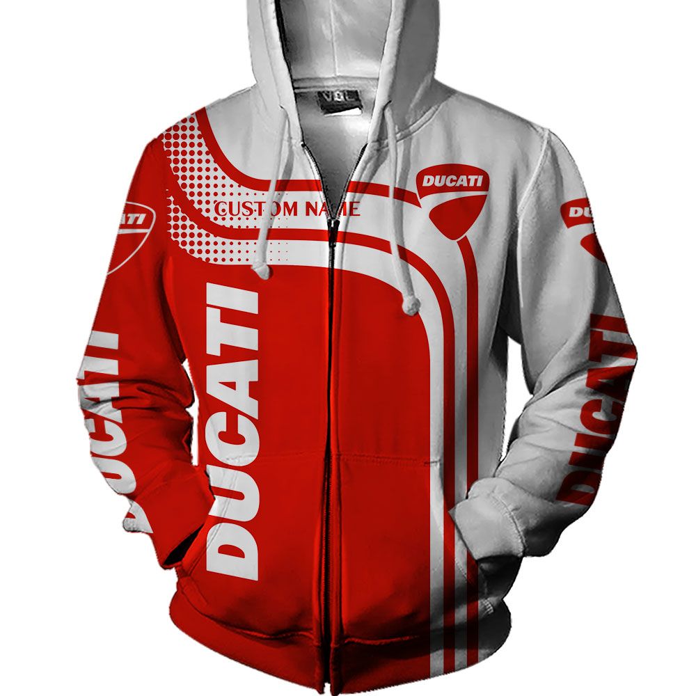 TOP Ducati Customized Full Printing All Over Print 3D Hoodie, Shirt 3