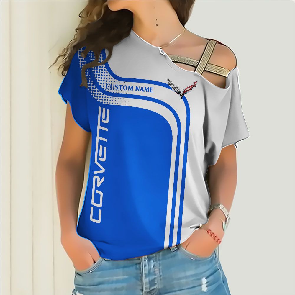 TOP Corvette Blue Customized Full Printing All Over Print 3D Hoodie, Shirt 14