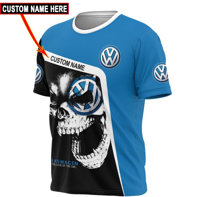 TOP Volkswagen Skull D7 Full Printing Custom Name All Over Print 3D Hoodie, Shirt 22